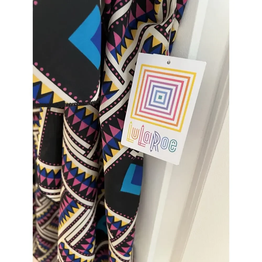 LuLaRoe Shirley Kimono Large Southwestern Aztec Open Front Duster NWT